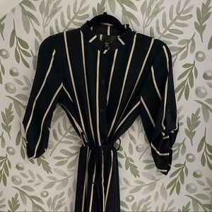 Black & White Striped Dress